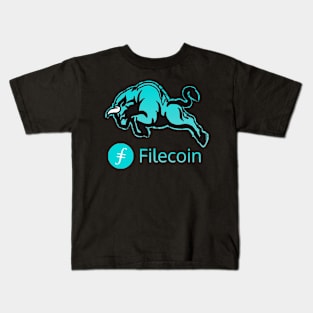 Filecoin Crypto coin Crytopcurrency Kids T-Shirt